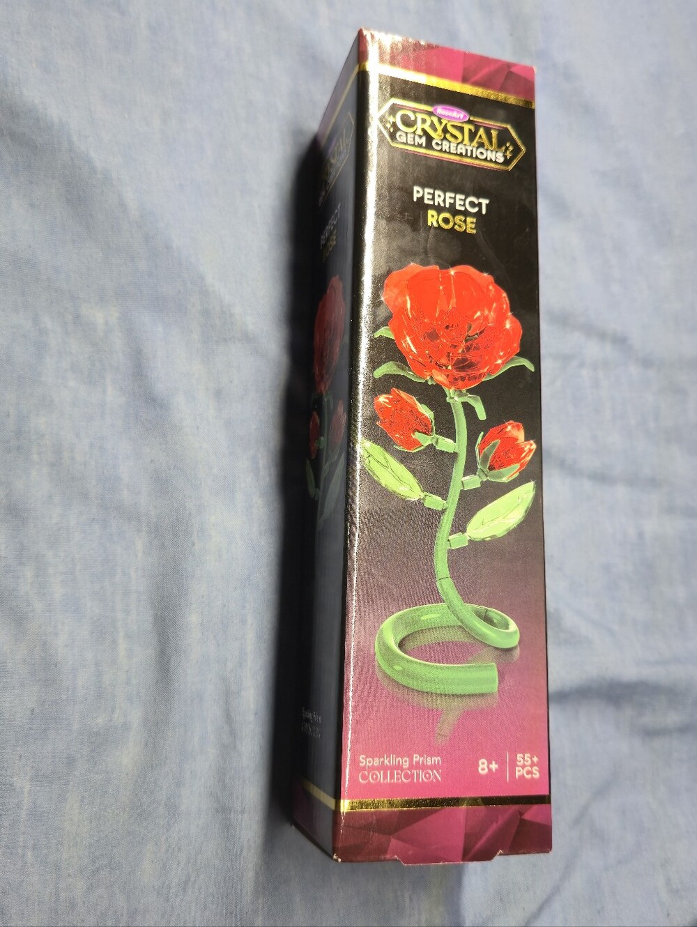 RoseArt Crystal Gem Creations Perfect Rose DIY Craft Kit 3D Flower Gift Kids 8+